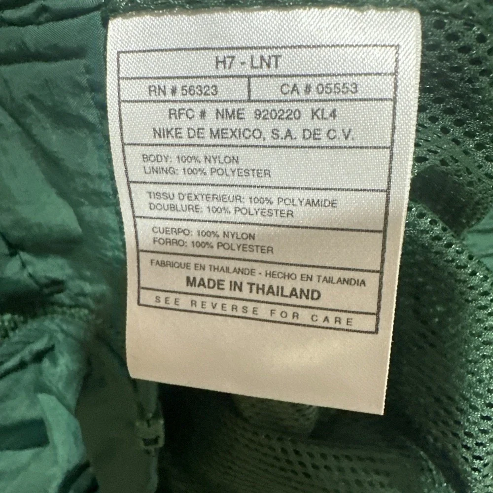 Nike Team‎ Sport NFL Pro Line Green Bay Packers Full Zip Jacket Logo Size XL